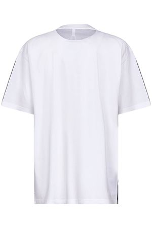 T-shirt in cotone bianco e nero MM6 MAISON MARGIELA | SH2GC0029M20048100